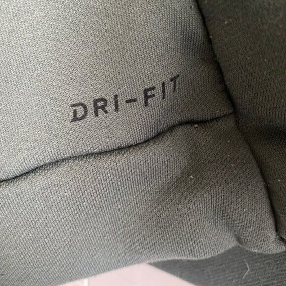 Nike Hoodie Mens‎ Large Green Logo Dri-Fit Swoosh Pullover Sportswear Sweatshirt - Picture 4 of 5